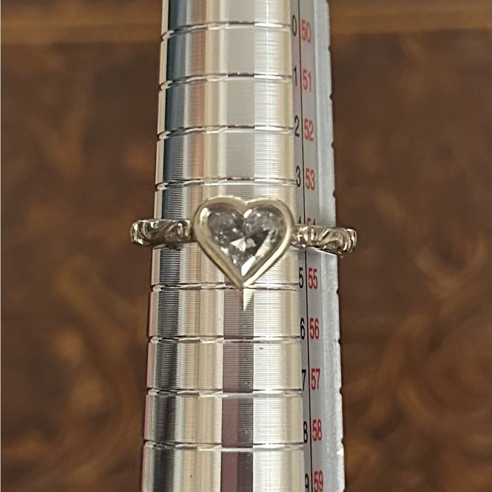 1.12 Diamond Heart Engagement Ring